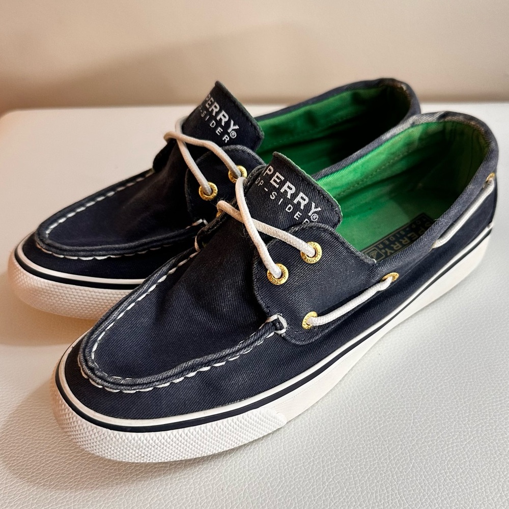 Sperry Top-Sider Boat Shoes – Women’s Size 6.5 – Navy Canvas